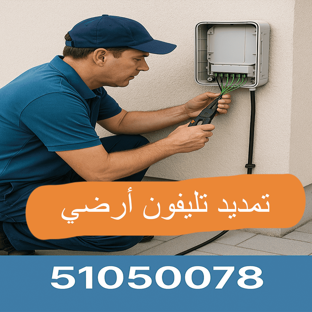 فني تمديد تليفون ارضي الكويت 51050078