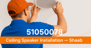 فني تركيب سماعات سقف الشعب