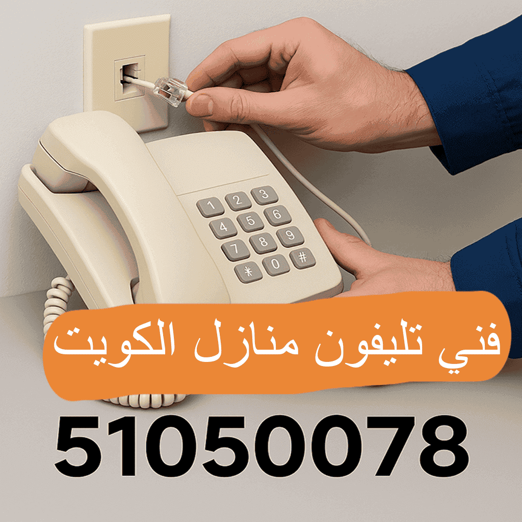 فني تليفون منازل الكويت - خطوط الهاتف الأرضي